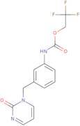 2,2,2-Trifluoroethyl N-{3-[(2-oxo-1,2-dihydropyrimidin-1-yl)methyl]phenyl}carbamate