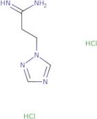 3-(1H-1,2,4-Triazol-1-yl)propanimidamide dihydrochloride