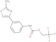 2,2,2-Trifluoroethyl N-[3-(2-methyl-1,3-thiazol-4-yl)phenyl]carbamate