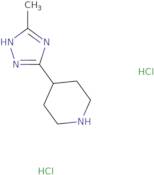 4-(5-Methyl-1H-1,2,4-triazol-3-yl)piperidine dihydrochloride