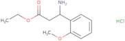 Ethyl 3-amino-3-(2-methoxyphenyl)propanoate hydrochloride