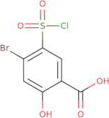 4-Bromo-5-(chlorosulfonyl)-2-hydroxybenzoic acid