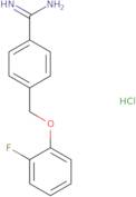 4-(2-Fluorophenoxymethyl)benzene-1-carboximidamide hydrochloride