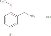 (5-Bromo-2-methoxyphenyl)methanamine hydrochloride