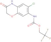 2,2,2-Trifluoroethyl N-(6-chloro-3-oxo-3,4-dihydro-2H-1,4-benzoxazin-7-yl)carbamate