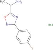 1-[3-(4-Fluorophenyl)-1,2,4-oxadiazol-5-yl]ethan-1-amine hydrochloride