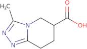 3-Methyl-5H,6H,7H,8H-[1,2,4]triazolo[4,3-a]pyridine-6-carboxylic acid