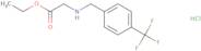 Ethyl 2-({[4-(trifluoromethyl)phenyl]methyl}amino)acetate hydrochloride