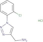 [1-(2-Chlorophenyl)-1H-1,2,3-triazol-4-yl]methanamine hydrochloride