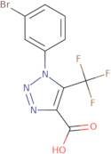 1-(3-Bromophenyl)-5-(trifluoromethyl)-1H-1,2,3-triazole-4-carboxylic acid