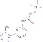 2,2,2-Trifluoroethyl N-[3-(1-methyl-1H-1,2,3,4-tetrazol-5-yl)phenyl]carbamate