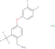 [4-(3,4-Difluorophenoxy)-2-(trifluoromethyl)phenyl]methanamine hydrochloride