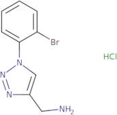 [1-(2-Bromophenyl)-1H-1,2,3-triazol-4-yl]methanamine hydrochloride