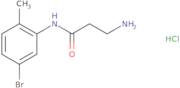 3-Amino-N-(5-bromo-2-methylphenyl)propanamide hydrochloride
