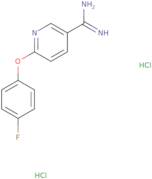 6-(4-Fluorophenoxy)pyridine-3-carboximidamide dihydrochloride