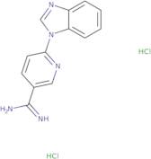 6-(1H-1,3-Benzodiazol-1-yl)pyridine-3-carboximidamide dihydrochloride