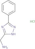 (3-Phenyl-1H-1,2,4-triazol-5-yl)methanamine hydrochloride