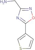 [5-(Thiophen-3-yl)-1,2,4-oxadiazol-3-yl]methanamine