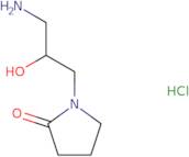 1-(3-Amino-2-hydroxypropyl)pyrrolidin-2-one hydrochloride