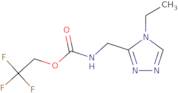 2,2,2-Trifluoroethyl N-[(4-ethyl-4H-1,2,4-triazol-3-yl)methyl]carbamate