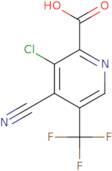 3-Chloro-4-cyano-5-(trifluoromethyl)-2-pyridinecarboxylic acid