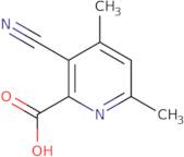 3-Cyano-4,6-dimethyl-2-pyridinecarboxylic acid