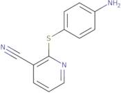 2-[(4-Aminophenyl)sulfanyl]nicotinonitrile