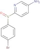 6-[(4-Bromophenyl)sulfinyl]-3-pyridinylamine