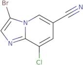 3-Bromo-8-chloroimidazo[1,2-a]pyridine-6-carbonitrile