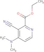 Ethyl 3-cyano-4-(dimethylamino)pyridine-2-carboxylate