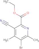 Ethyl 5-bromo-3-cyano-4,6-dimethylpyridine-2-carboxylate