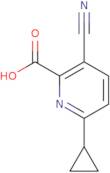 3-Cyano-6-cyclopropyl-2-pyridinecarboxylic acid