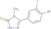 5-(4-Bromo-3-fluorophenyl)-4-methyl-2,4-dihydro-3H-1,2,4-triazole-3-thione