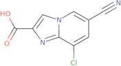 8-Chloro-6-cyanoimidazo[1,2-a]pyridine-2-carboxylic acid