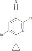 5-Bromo-2-chloro-6-cyclopropylnicotinonitrile