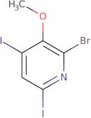 2-Bromo-4,6-diiodo-3-methoxypyridine