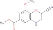 Methyl 2-cyano-3,4-dihydro-8-methoxy-2H-1,4-benzoxazine-6-carboxylate