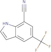 5-(Trifluoromethyl)-1H-indole-7-carbonitrile