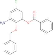 3-Amino-2-(benzyloxy)-5-chlorophenyl benzoate