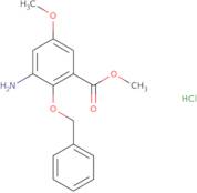 Methyl 3-amino-2-(benzyloxy)-5-methoxybenzoate hydrochloride