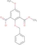 Methyl 2-(benzyloxy)-5-methoxy-3-nitrobenzoate