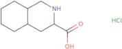 (3S,4aS,8aS)-Decahydroisoquinolinecarboxylic acid, hydrochloride salt