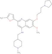 6-Methoxy-2-(5-methyl-2-furyl)-N-[(1-methyl-4-piperidyl)methyl]-7-(3-pyrrolidin-1-ylpropoxy)quinolin-4-amine
