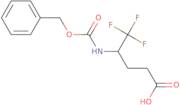 (4S)-4-{[(Benzyloxy)carbonyl]amino}-5,5,5-trifluoropentanoic acid