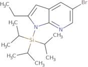 5-Bromo-2-ethyl-1-(triisopropylsilyl)-1H-pyrrolo[2,3-b]pyridine