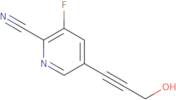 3-Fluoro-5-(3-hydroxyprop-1-yn-1-yl)-picolinonitrile