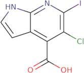 5-Chloro-6-iodo-1h-pyrrolo[2,3-b]pyridine-4-carboxylic acid