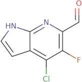 4-Chloro-5-fluoro-1H-pyrrolo[2,3-b]pyridine-6-carbaldehyde