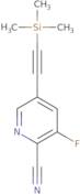 3-Fluoro-5-((trimethylsilyl)ethynyl)-picolinonitrile