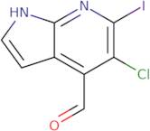 5-Chloro-6-iodo-1H-pyrrolo[2,3-b]pyridine-4-carbaldehyde